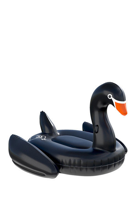 New Floatie Kings Black Swan Pool Float Premium Quality PVC Raft 6ft