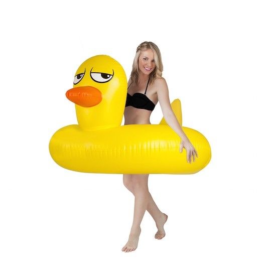 BigMouth Inflatable Giant Rubber Duckie Pool Float Beach Duck Vaca Lounger Water