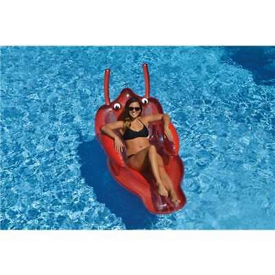 Swimline Rideable Giant Inflatable Lobster Float Toy Lounger (Open Box)
