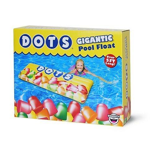 Giant DOTS Candy Swimming Pool Float Raft By Big Mouth Toys Officially Licensed