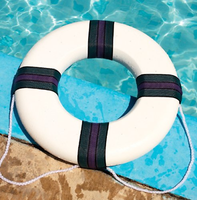 Swimline Foam Round Ring Pool Buoy Safety Flotation Boat Throw Tool LifeSaver