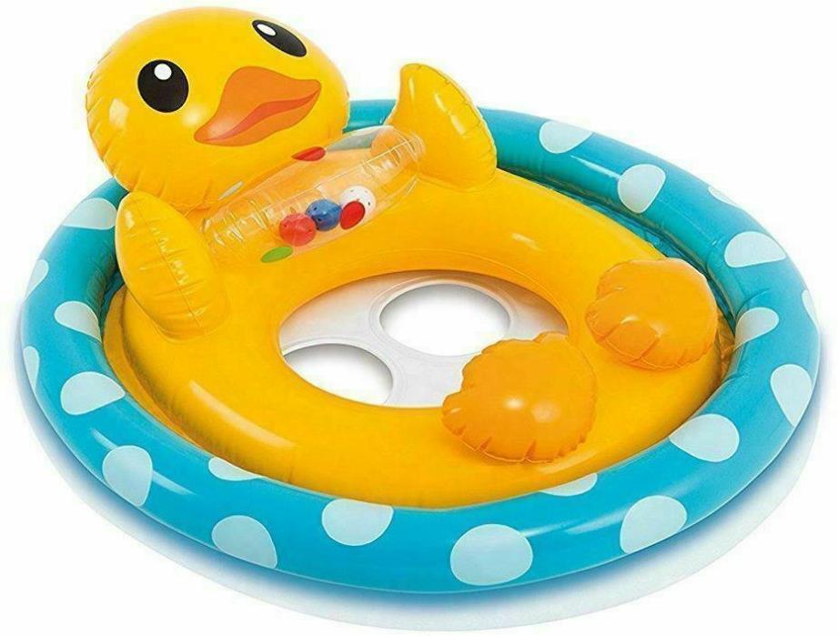 - NEW - Intex See Me Sit Pool Rider Inflatable Duck Float Water Toys Toddler