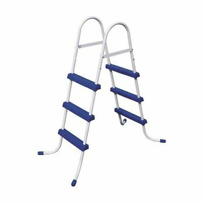 Bestway 36-Inch Steel Above Ground Swimming Pool Ladder Steps 58334E (Open Box)
