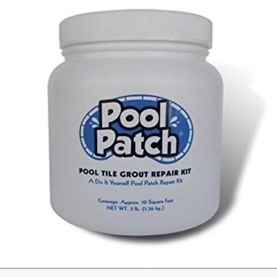 Pool Patch-Pool White Tile Grout Repair Kit 3 Lbs
