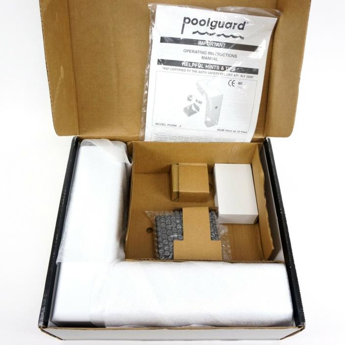 PoolGuard Inground Swimming Pool Alarm Child Pet Safety Security PGRM-2 - TESTED