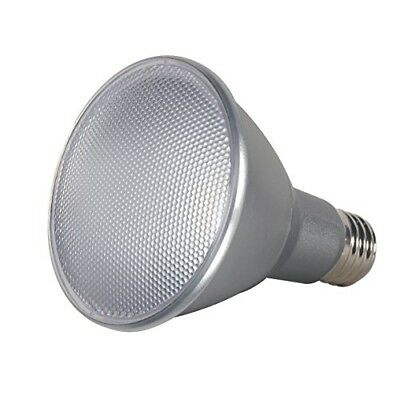 Satco Par30 Long Neck LED 5000K 60' Beam Spread Medium Base Light Bulb, 13W