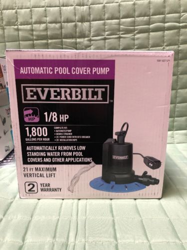 Everbilt 1/8 HP Pool Cover Pump