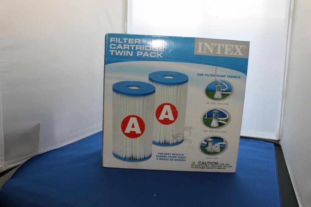 Intex Filter Twin Pack 2 Filters Cartridge For Pump Various Models