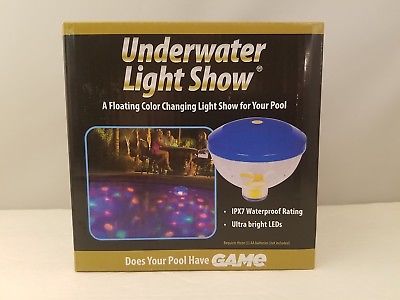 Game Underwater Light Show | Floating Light Show for Your Pool or Spa | 3550-WM