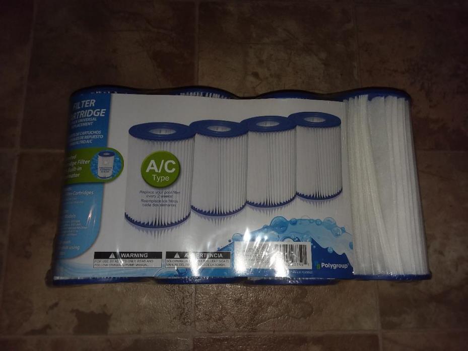A/C Replacement Pool Filter 4-Count