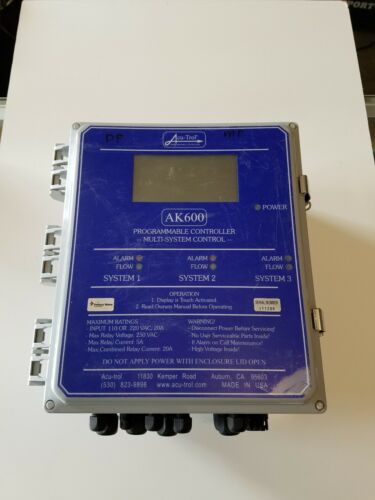 Pentair Acu-Trol AK600PS-A2 Dual Body Pool and Spa Chemical Controller System