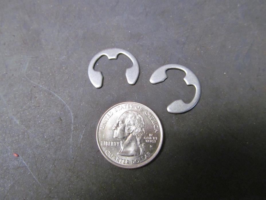 Hayward DE bump shaft E clips stainless steel 1/2in