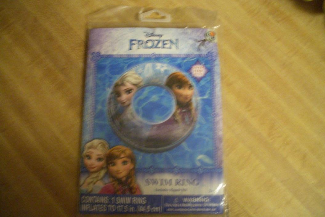 Disney FROZEN Inflatable Swim Ring Ages 3+ Includes Repair Kit NEW UNOPENED