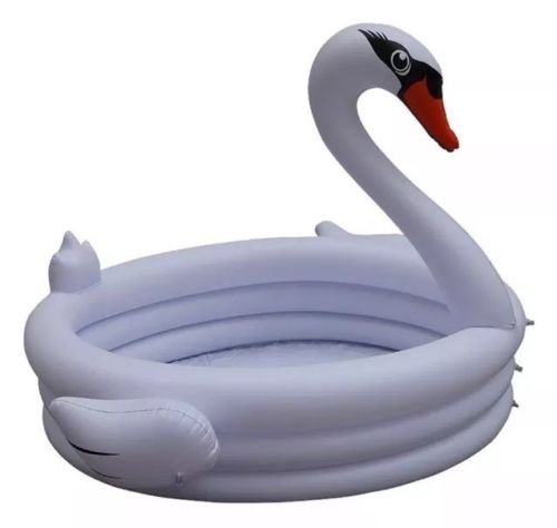Swan Swimming Pool Inflatable Kids Outdoor Pool, 60