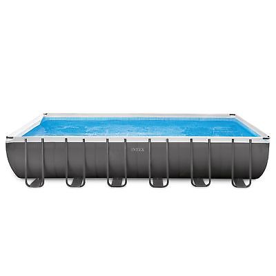Intex 24ft X 12ft X 52in Ultra Frame Rectangular Pool Set with Sand Filter Pu...