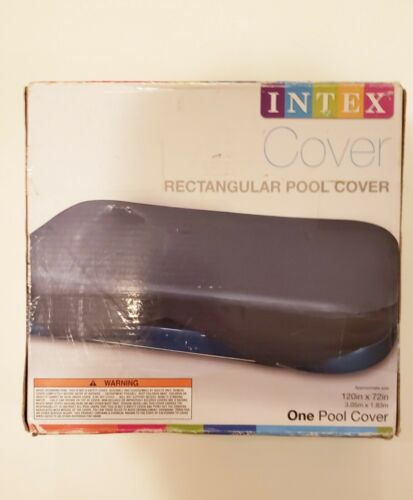 Genuine Intex (58412EP) Rectangular Pool Cover 120 in x 72 in. New in box
