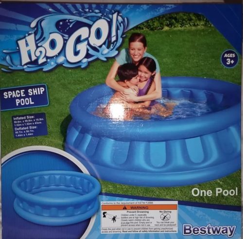 H2O GO! Inflatable Space Ship One Pool Bestway ages 3+ 59
