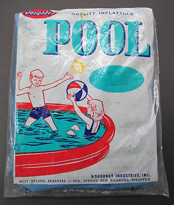 Rare Vintage Doughboy Industries Quality Inflatable Pool No 4109 New in Package