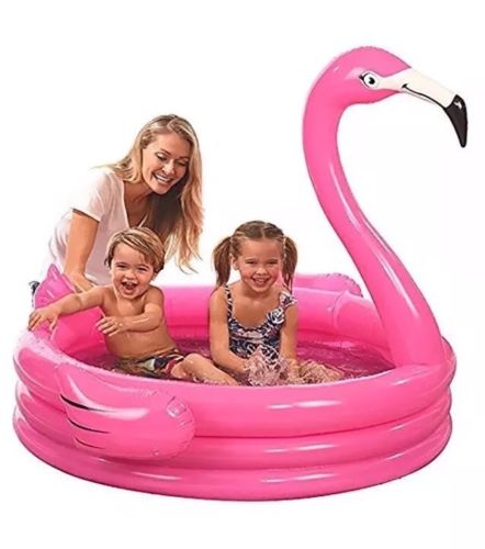 Flamingo Swimming Pool Inflatable Kids Outdoor Pool, 48