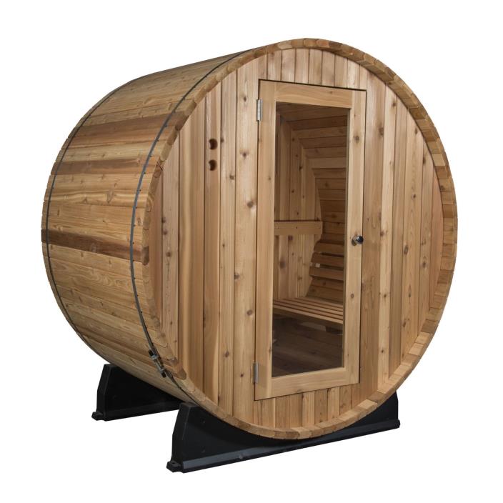 FLASH SALE | Brand New Salem Rustic Barrel Sauna from Almost Heaven Saunas
