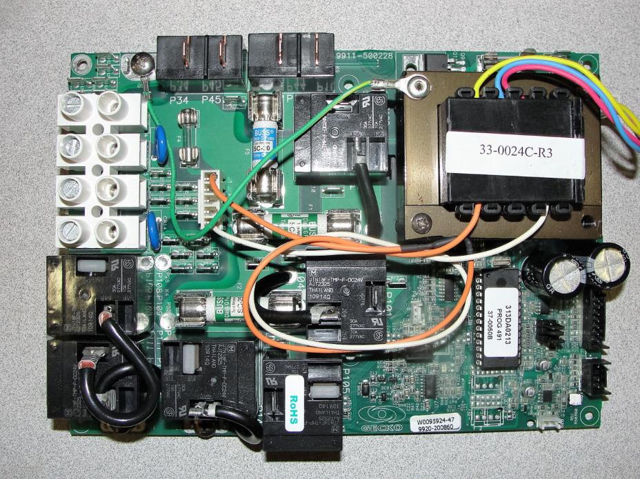 Spa control Hydro quip spa circuit board 33-0024C-R3