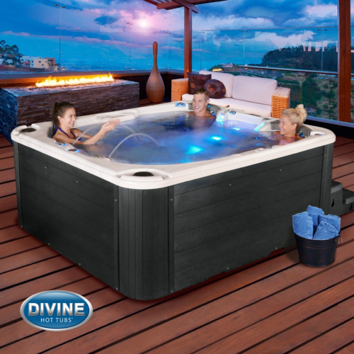 Divine Hot Tubs Portage: 4-Person, 100 Hydrotherapy Jets