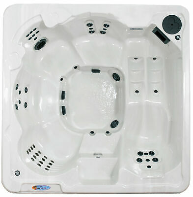 QCA Spas St. Thomas 6-Person 70-Jet Spa with Lounger