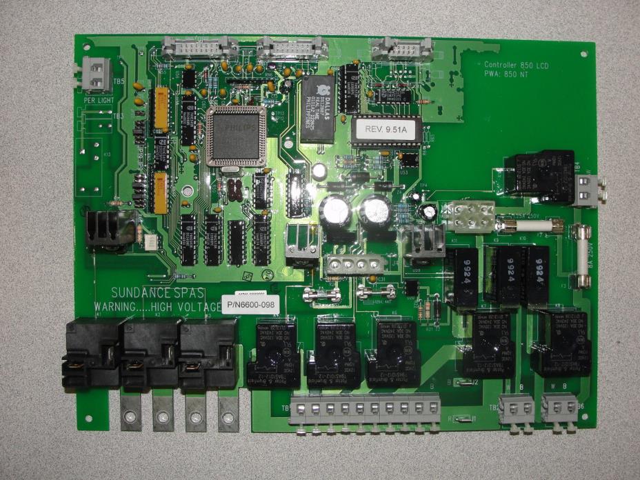 Spa control /Sundance/Jacuzzi spa circuit board 6600-098