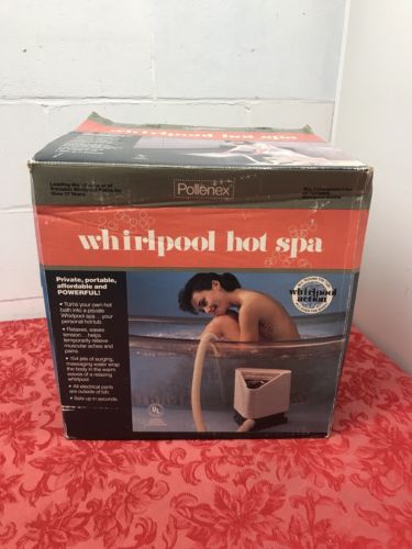 Pollenex Whirlpool Bath Tub Hot Spa Massage Jets Portable WB900 3 Speed