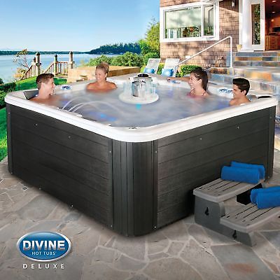 Divine Hot Tubs Sinclair: 6-Person, 115 Hydrotherapy Jets