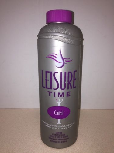 NEW Leisure Time CONTROL 1 Qt - SPA Residue Stain/Scale/Foam Preventative