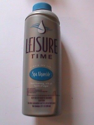 Leisure Time Simple Spa Care Spa Algaecide half full 32 oz bottle - 16 oz in all