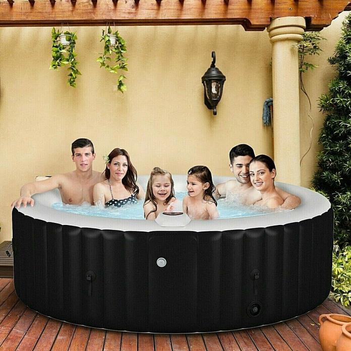 Jacuzzi Outdoor Massage Portable Inflatable Hot Tub Spa 6 Person 110 Volts Deal