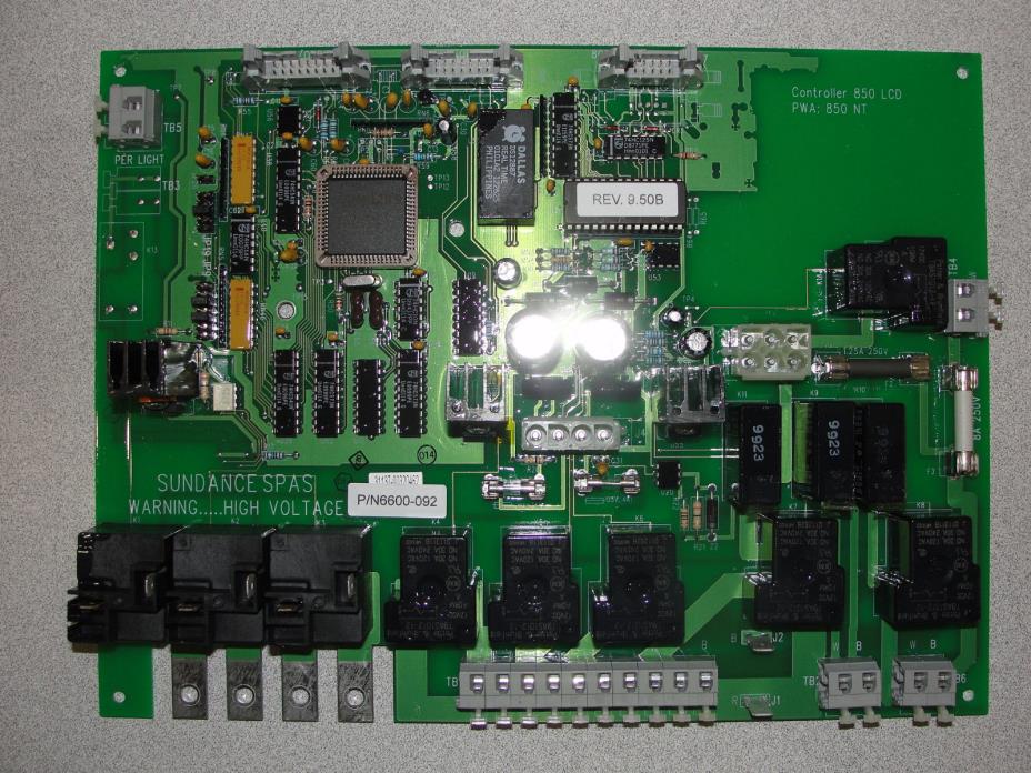 Spa control /Sundance/Jacuzzi spa circuit board 6600-092