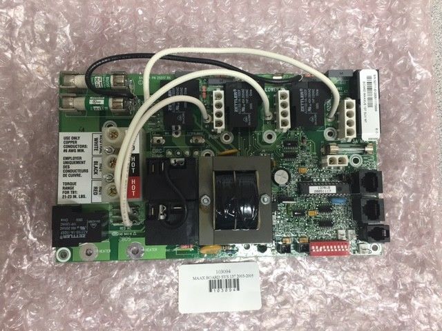 103094 Coleman Maax Spas Circuit Board: 2003-2005 107