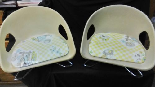 Vintage Cosco Child's Home and Booster Chairs/Set of 2