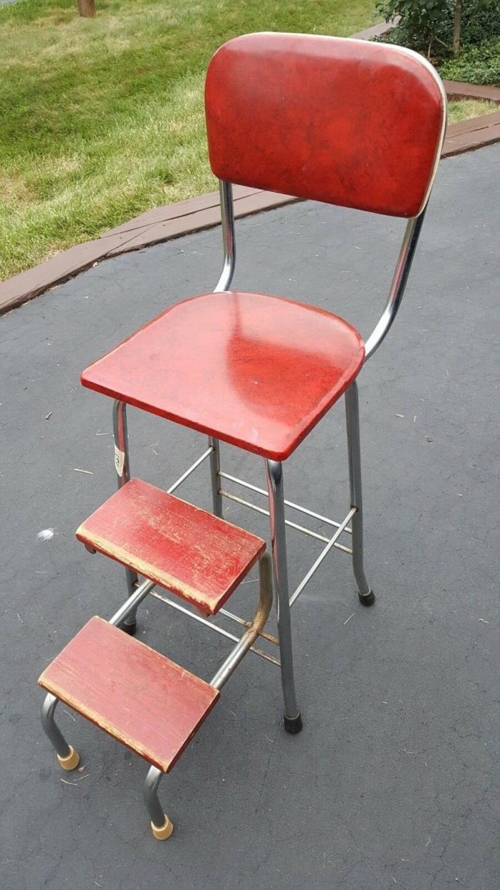 Vintage red step stool - Local Pickup ONLY