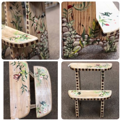 Hand Painted Step Stool