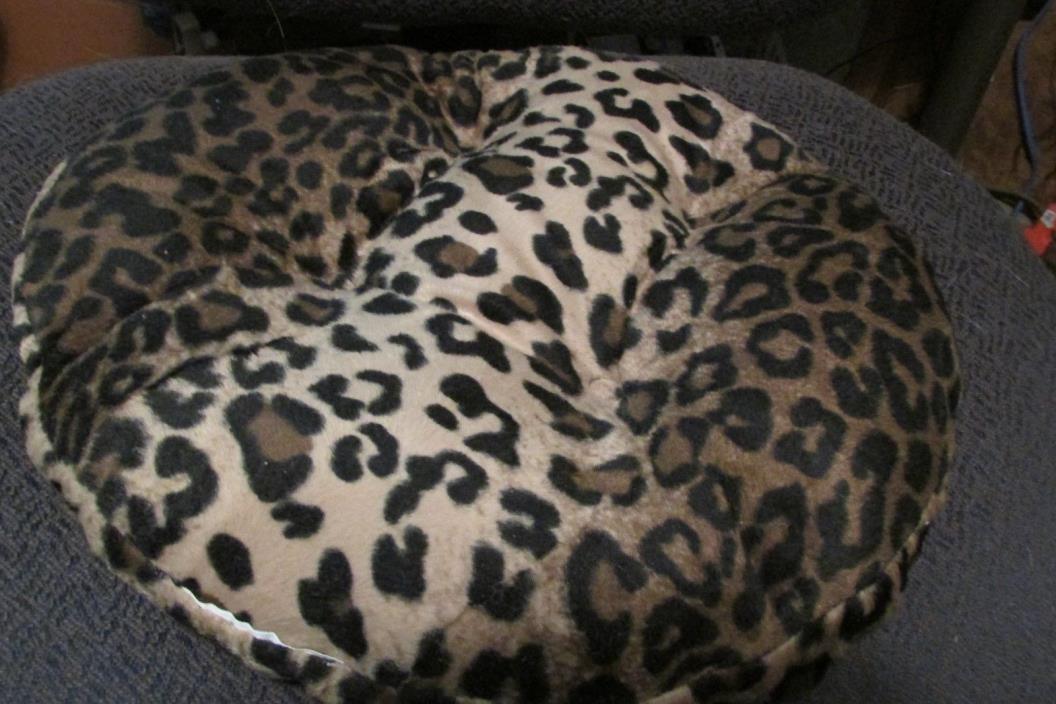 padded seat cover for stool, animal print 14