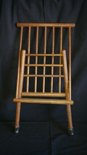 Harriet Carter Rocking Chair Footstool folding wooden vintage