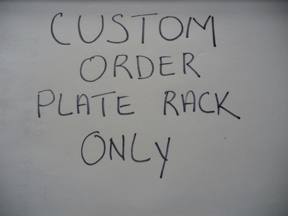 only for Special Order wood plate rack