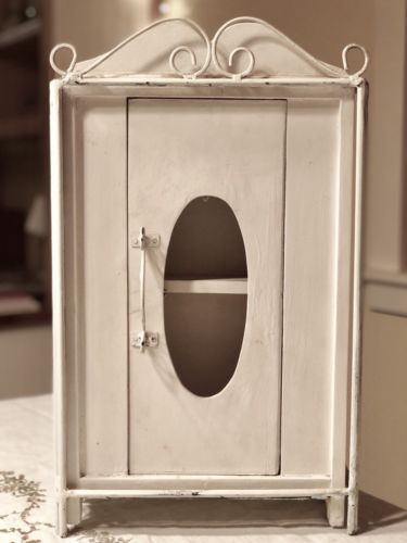 Vintage Wood Standing /Mount Medicine/Toiletry Cabinet
