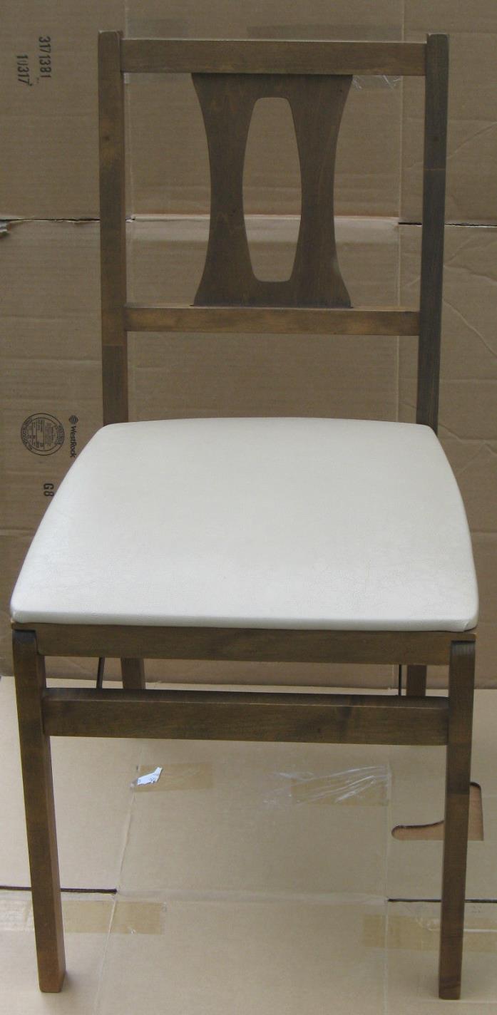 Vintage Stakmore All Wood Folding Chair Made In Owego, Tioga County, NY 32