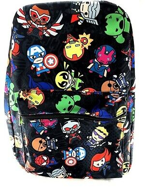 Avengers Ironman Spiderman Allover Print 41cm Boys/Girls Large School Backpack