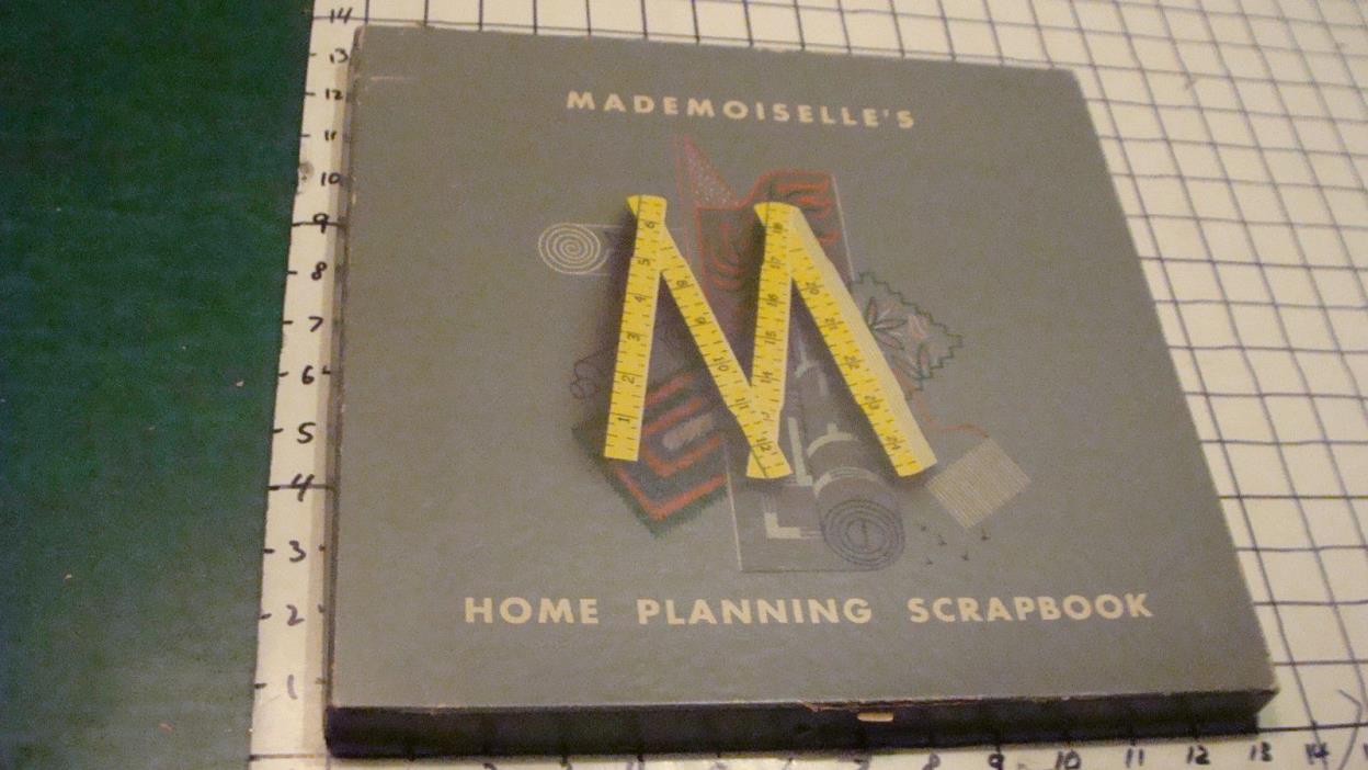 Vintage Original -UNUSED- 1946 MADEMOISELL'S Home Planning Scrapbook in box