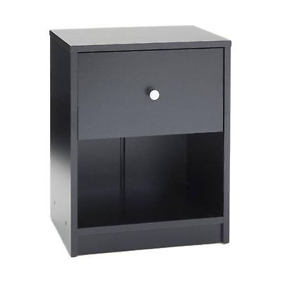 Tvilum Studio Furniture Collection 1 Drawer Nightstand, Multiple Colors Black