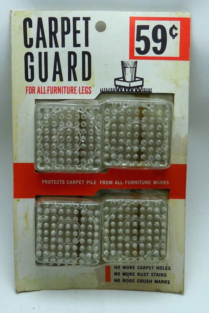 VINTAGE NEW OLD STOCK! Carpet Guard protectors for furniture! FREE SHIPPING!