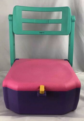 Cool Gear Cooler Stadium Seat Fold-Up Portable Chair Adult Size Vintage 1980s