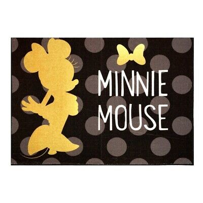 Disney Minnie Mouse Rug 2017 HD Edition Invisible solid Gold Minnie Polka Dot
