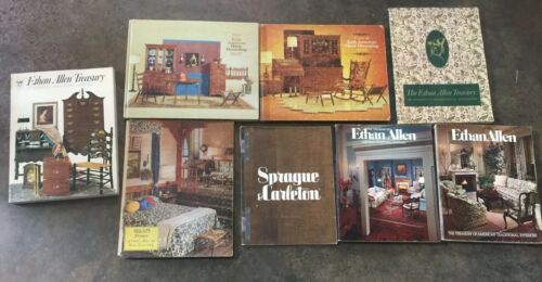 Lot of 8 Vintage Tell City Ethan Allen & Sprague Carlton Furniture Books Primers